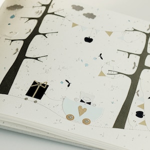 Baby First Year Memories, Handmade, Decorated page for Babies Photo Album, Gift Ideas for Baby