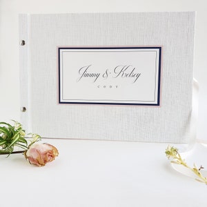 Instax Photo Guest Book With Slots and Note Cards Wedding Guest Album Personalized Gift for a Couple
