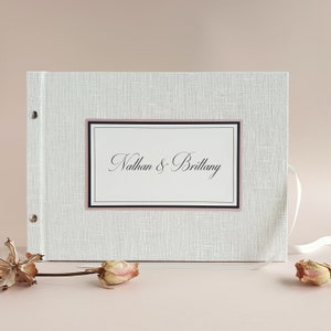 Guest Book with Photos, Instax wedding Guest Album, unique Guest Album for polaroid photos, personalized Wedding Gift for a Couple