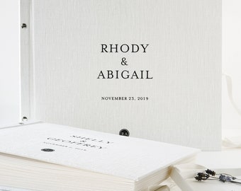 Large wedding photo book, Instax guest book with pockets, READY To Use POCKETS, compatible with Wedding Instax, Polaroid ® photos!