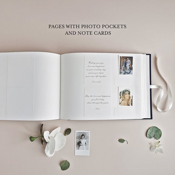 Photo Memory Book. 60 Page Baby Album. Handmade Photo Album. Wedding Guest  Book. Pocket Travel Photo Book. DIY Scrapbooking. Scrapbook Album -   España