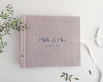 Instax guestbook, natural linen Wedding guest album, High quality linen guestbook, Completely handmade, Personalized wedding gift ideas 2021