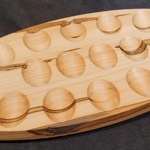 Wood Deviled Egg Tray
