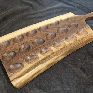 Walnut Live Edge Deviled Egg Tray