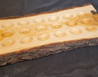 Cherry Live Edge Deviled Egg Tray