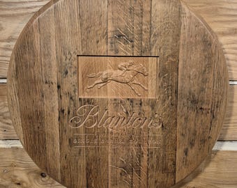 Engraved Authentic Bourbon Barrel Lids