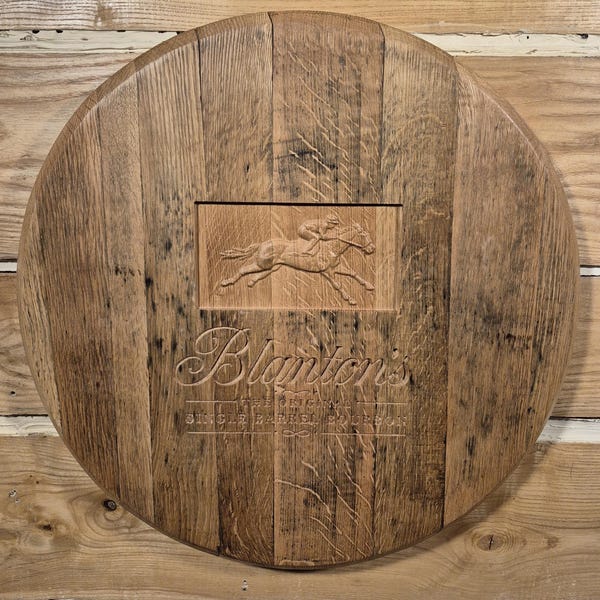 Engraved Authentic Bourbon Barrel Lids