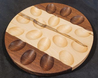 Wood Deviled Egg Tray
