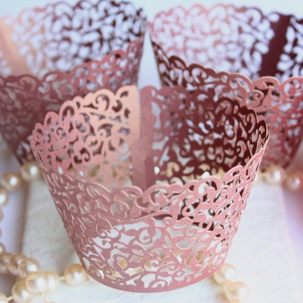Lace Cupcake Wrapper Etsy