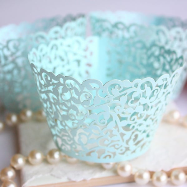 Lace Cupcake Wrapper Etsy
