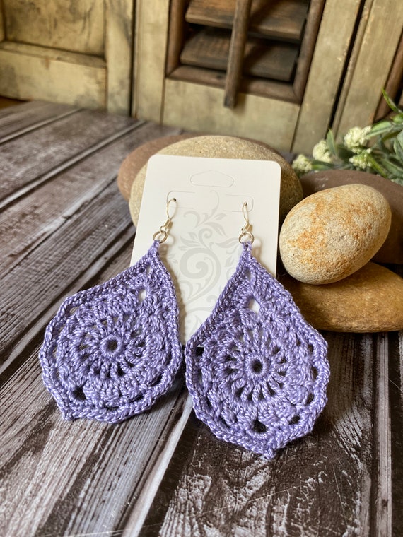 16 Free Crochet Earring Patterns - You Should Craft | Crochet necklace  pattern, Crochet earrings pattern, Crochet jewelry patterns