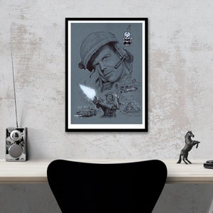 Aliens: Hudson - Ultimate Badass (A3/13&quot; x 19&quot;) signed print