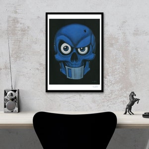 16 Bit Era: &quot;Diskhead&quot; (A3/13&quot; x 19&quot;) signed print