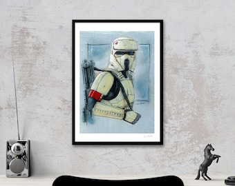 Shoretrooper (A3/13" x 19") Signed Print