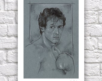 Rocky Signed A4 print