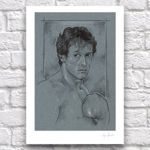 Rocky Signed A4 print