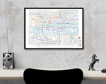 Commodore Amiga: "Amiga Undergound Map" 13" x 19" Signed Giclee Print