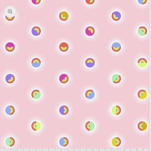 108” Tula Pink Daydreamer Saturdaze Guava QBTP007.GUAVA Sateen Wideback Quilt Backing. Out of Print.
