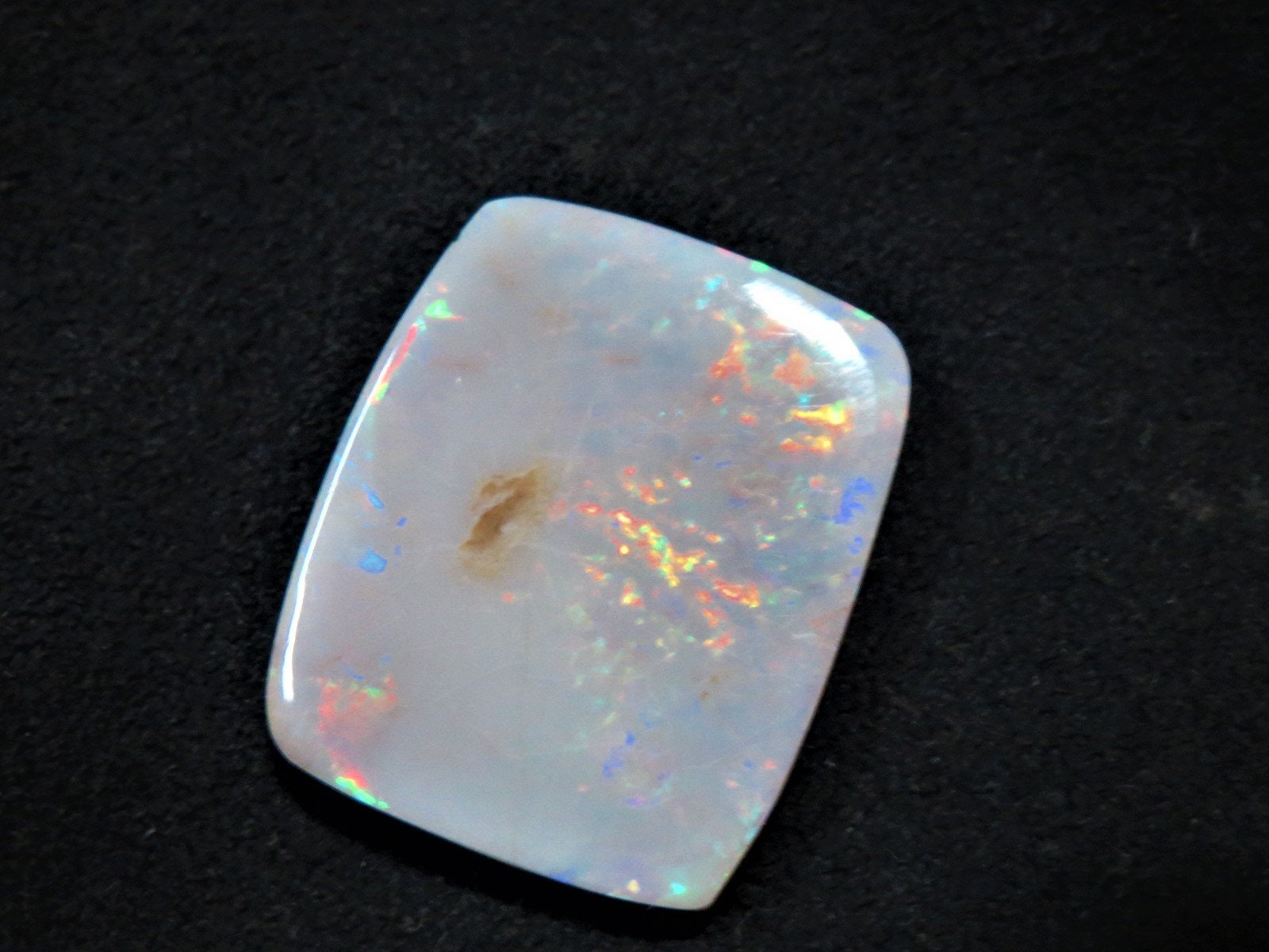 LARGE 23mm GENUINE Australian Fire Opal Gemstone Cabochon 12 Etsy