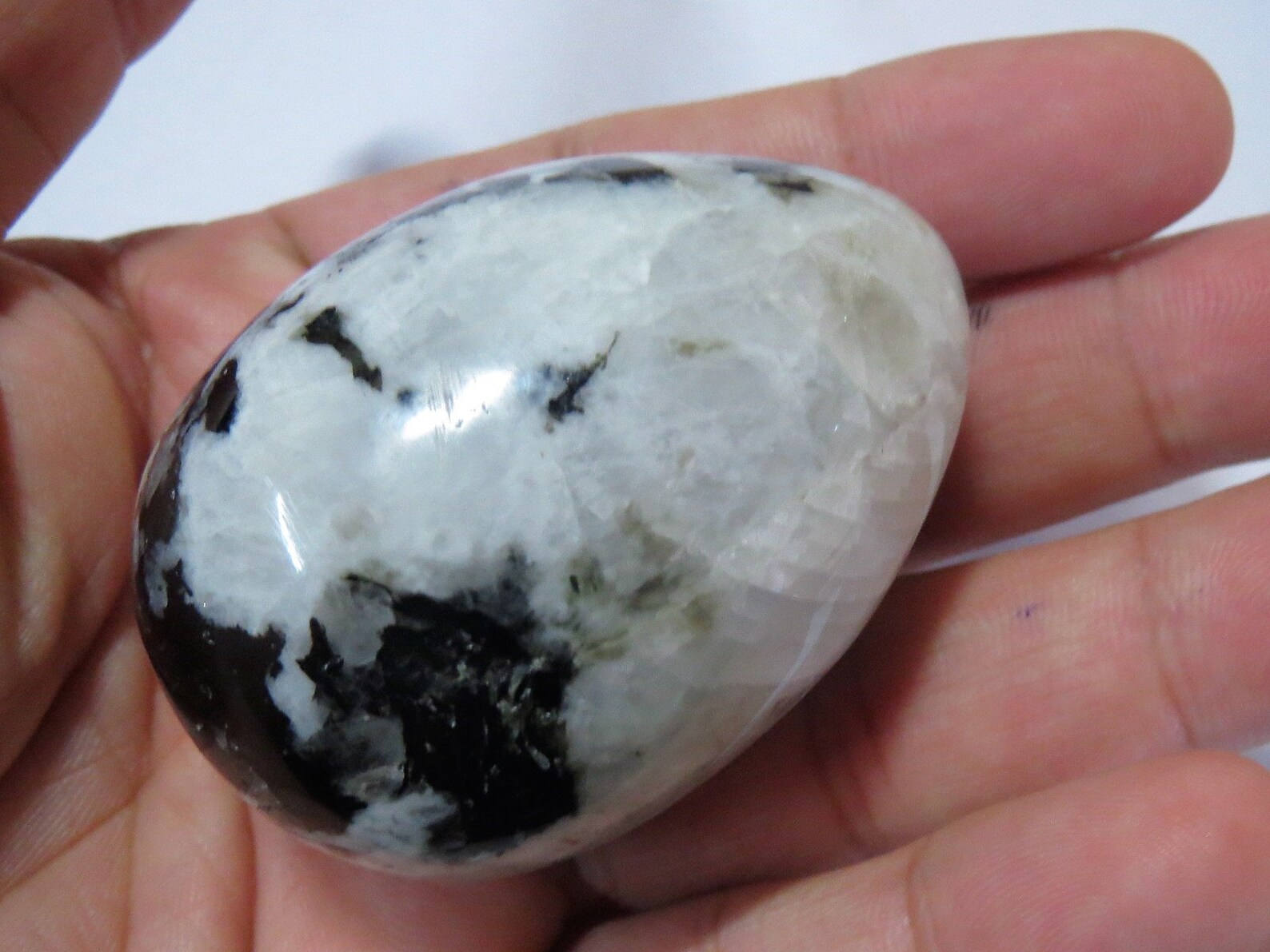 RARE 57mm Rainbow Moonstone Yoni Stone Egg Lingam Kegel Rock Etsy