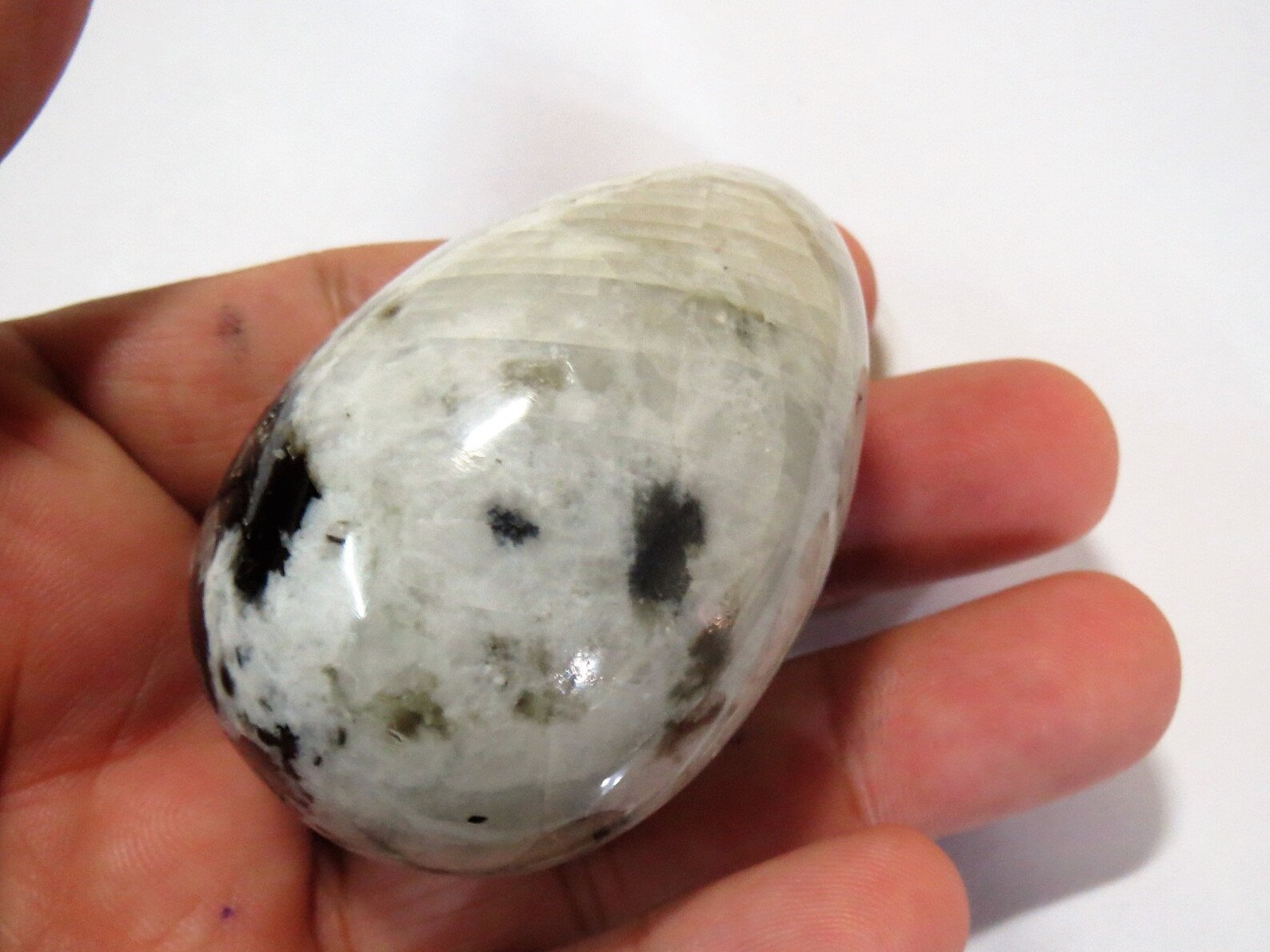 RARE 57mm Rainbow moonstone Yoni Stone egg lingam Kegel Rock Etsy