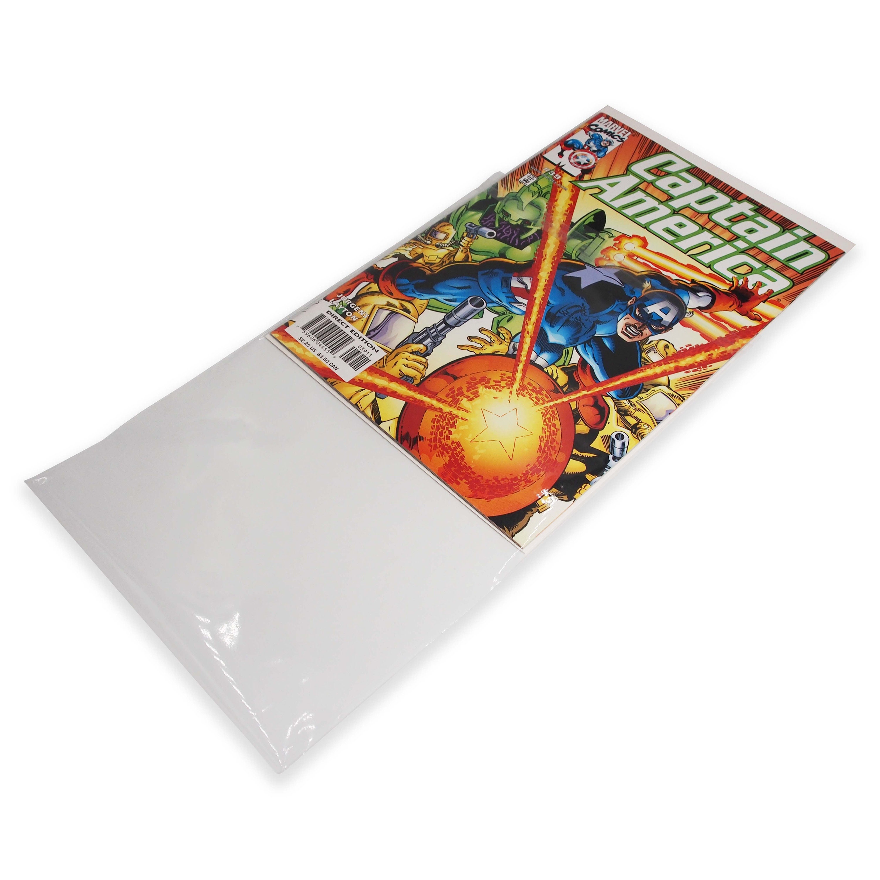 Checkoutstore Crystal Clear Current Age Thick Comic Book Bags /w Backing  Boards 