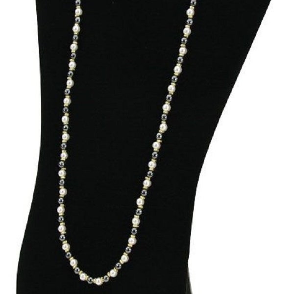 Elegant Black Velvet Necklace Jewelry Display Easel 14" H by N'ice