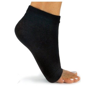 Black Yoga Socks, Yoga Leg Warmers, Knit Socks, Toeless Socks, Dance Socks,  Knee High Socks, Yoga Gift, Black Socks, Pilates Socks, Gift 