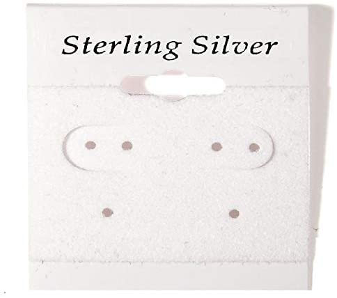 Custom Pure White Jewelry Cards, Embossing Earring Display Cards,  5x6cm,jewelry Packaging Cards, Jewelry Cards for Earrings Jewelry Supplies  