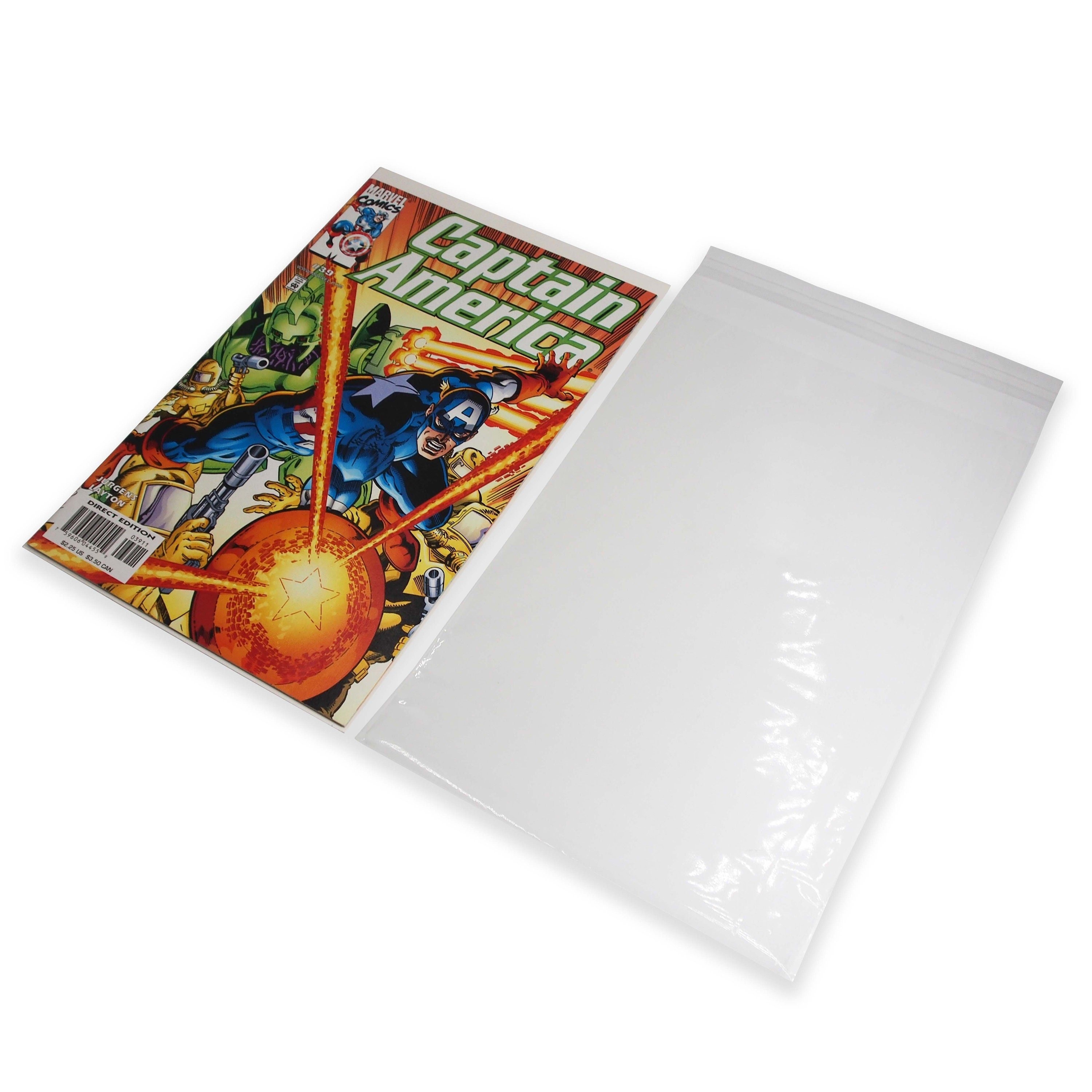CheckOutStore Crystal Clear Current Age Thick Comic Book Bags /w Backi –