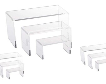 New Retails Clear Round Acrylic Riser Display 15.75 Dia X 10.1875 H New Retails Clear Round Acrylic Riser Display 15.75 Dia X 10.1875 H