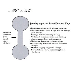 Jewelry Tags for Pricing- 500 Pcs Jewelry Price Tags Self Adhesive Short  Dumbbel