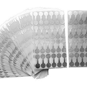 Self-Stick Jewelry Price Tags Stickers 1/2x 1 3/8 Kit 48000 Pcs