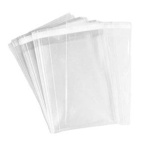 100 Clear Poly Bags Large Plastic 1 Mil Flat Open Top Packaging Shirts,  Packing Apparel 4x6, 6x8, 9x12, 10x14, 12x15,12x16, 12x18, 14x20 