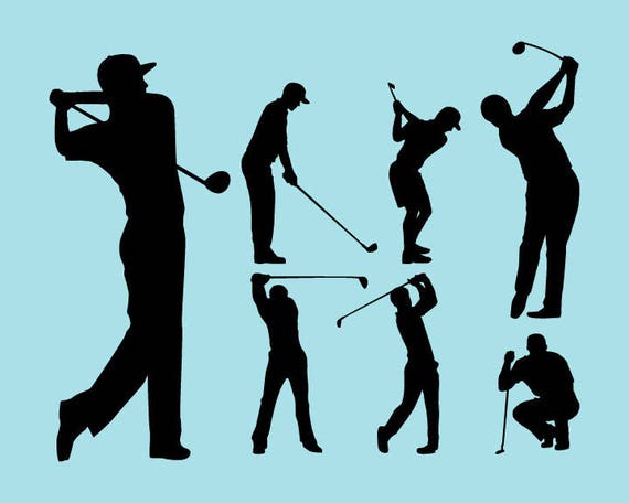 Download SVG DXF PNG Golf Cut Files Silhouette Sport Golf Cutting ...