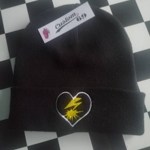Bad brains inspired beanie. Embroidered logo. Bad brains