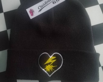 Bad brains inspired beanie. Embroidered logo. Bad brains