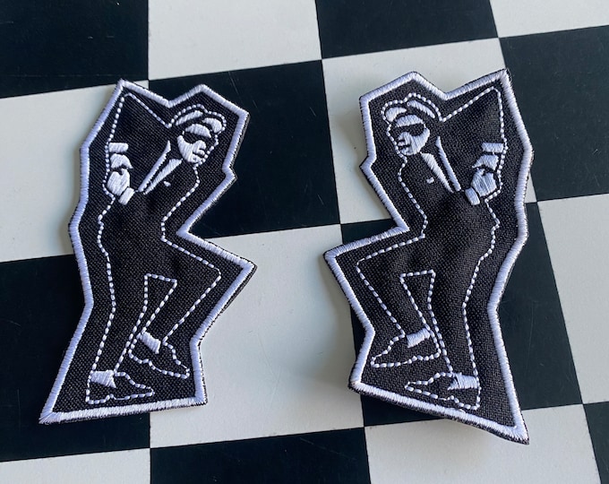 Ska Two Tone Patches – Sew / Iron On Badges – The Specials 2 Tone Skinhead Style