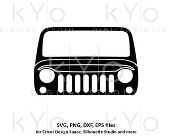 Jeep grill svg | Etsy