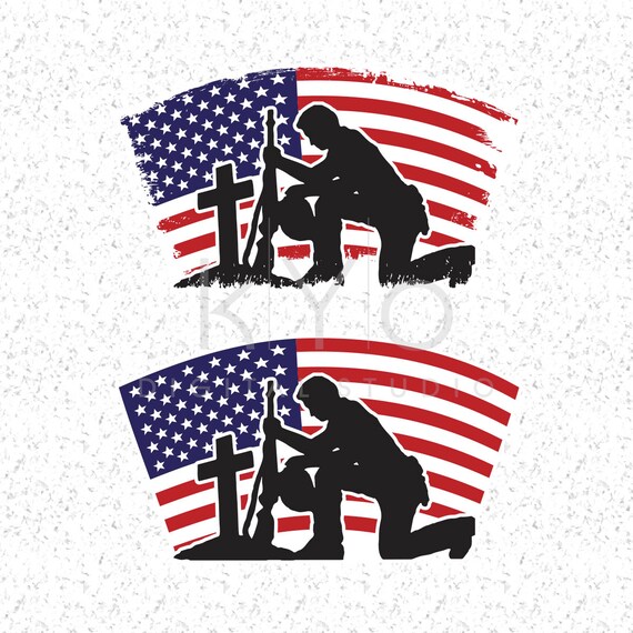 Download Fallen Soldier Svg American flag svg Veteran Day svg US ...