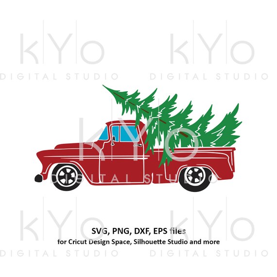 Download Free Christmas Truck Svg Merry Christmas Svg Red Truck Svg Old Etsy SVG DXF Cut File