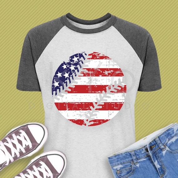 Download Distressed Baseball svg US flag svg Grunge baseball svg ...