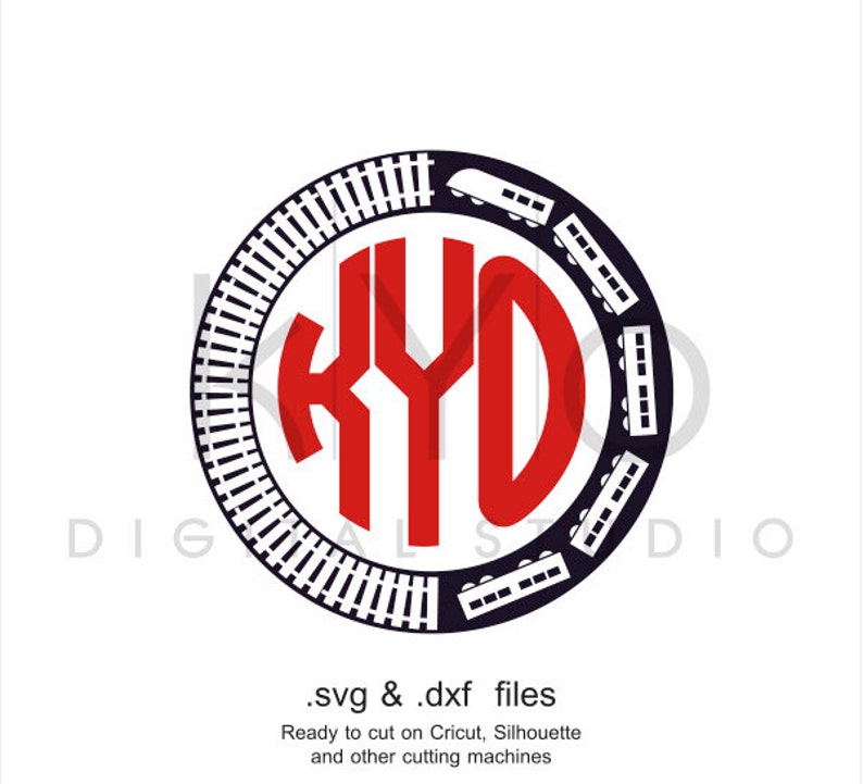Download Train Monogram Svg Cutting File Train Svg Files Transport Etsy