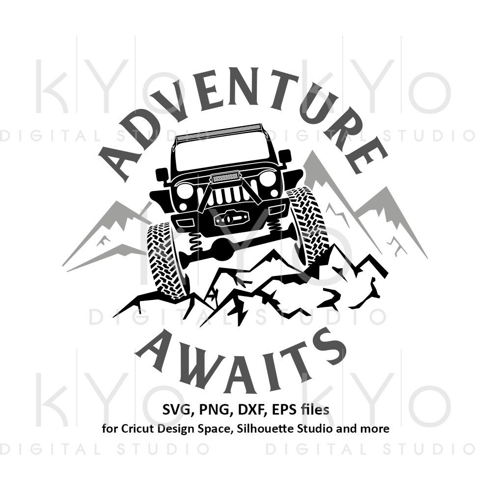 Download Jeep Wrangler svg Adventure Awaits svg Explore Offroad 4x4 ...