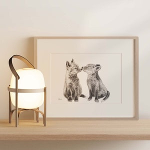 Baby Foxes - Print