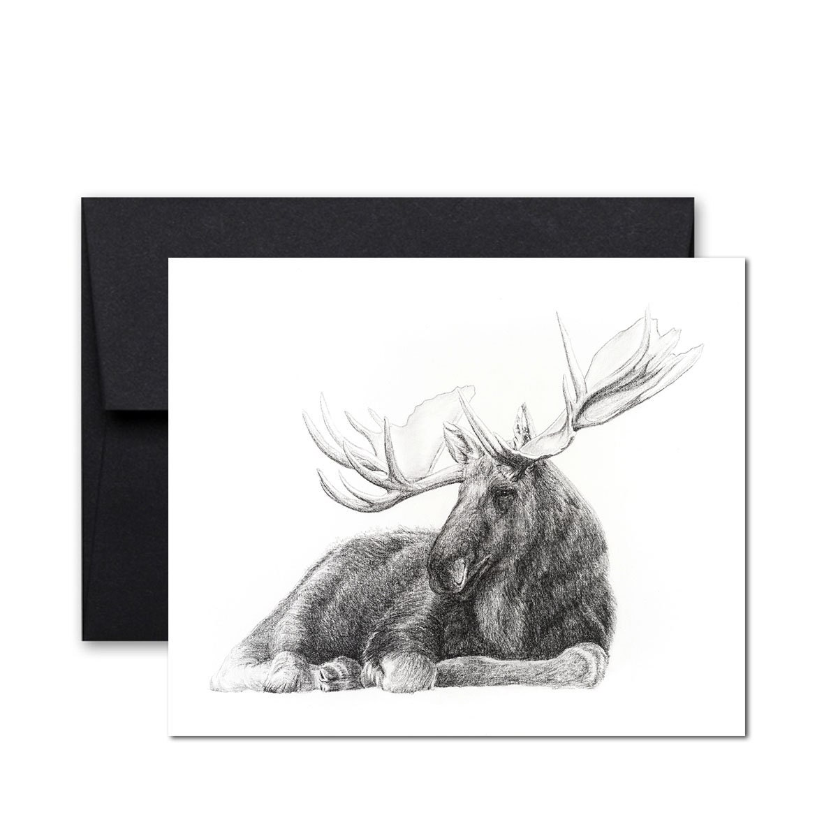 Moose Greeting Card | Etsy