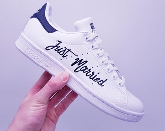 Adidas Stan Smith Just Married chaussures personnalisées pour Mariage