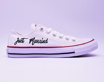 Converse Just Married Baskets personnalisées pour Mariage