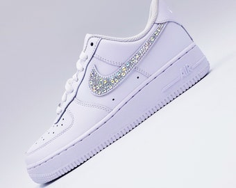 Nike Air Force 1 Swarovski Custom Sneakers for Wedding