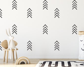 Vinyl Arrow Removable Wall Decals 20 Count Black 7.5 W x 1.5 H Vinyl Arrow Removable Wall Decals 20 Count Black 7.5 W x 1.5 H